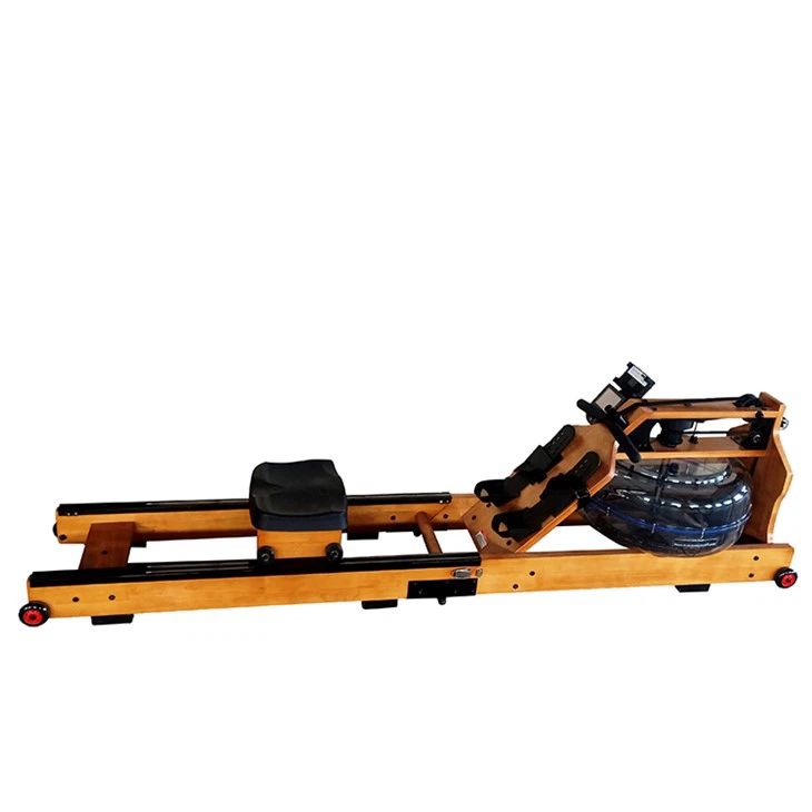 foldable wood water rowing machine
